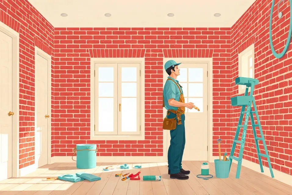 Intérieur rénové après travaux de peinture à Saint-Maur-des-Fossés